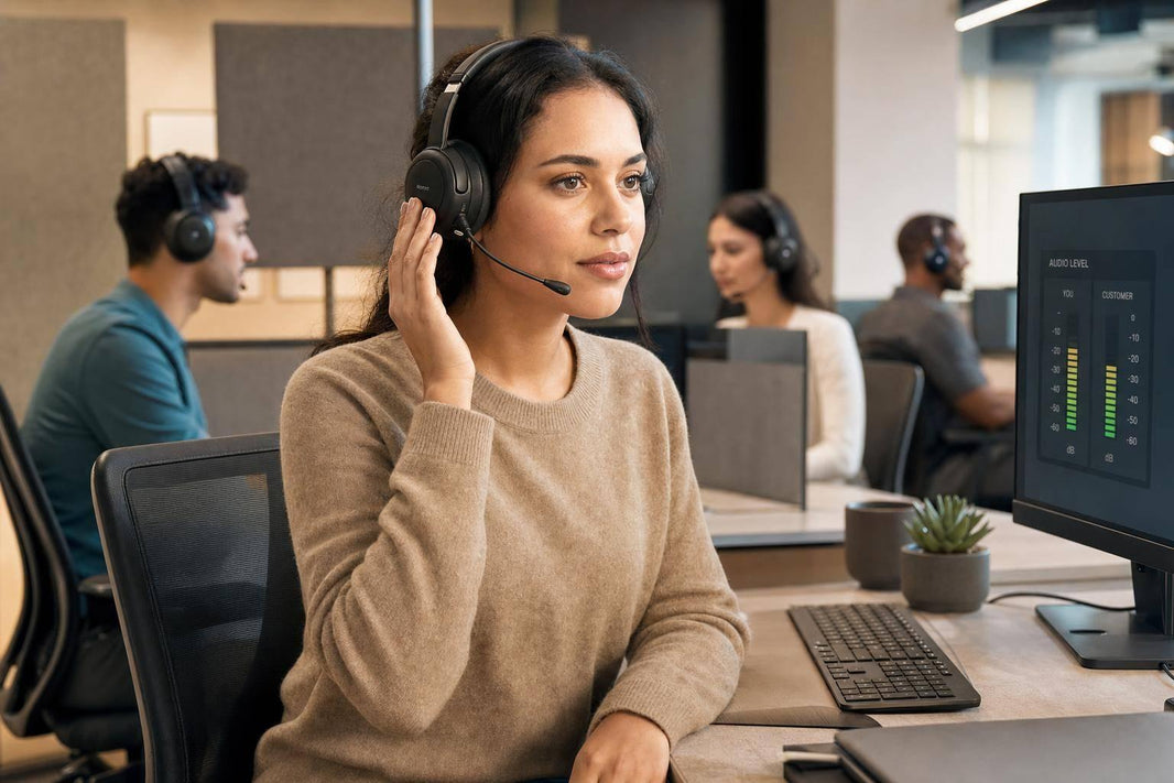 Noise-Cancelling Microphones for Call Centres: Guide 2026 - ACS Custom