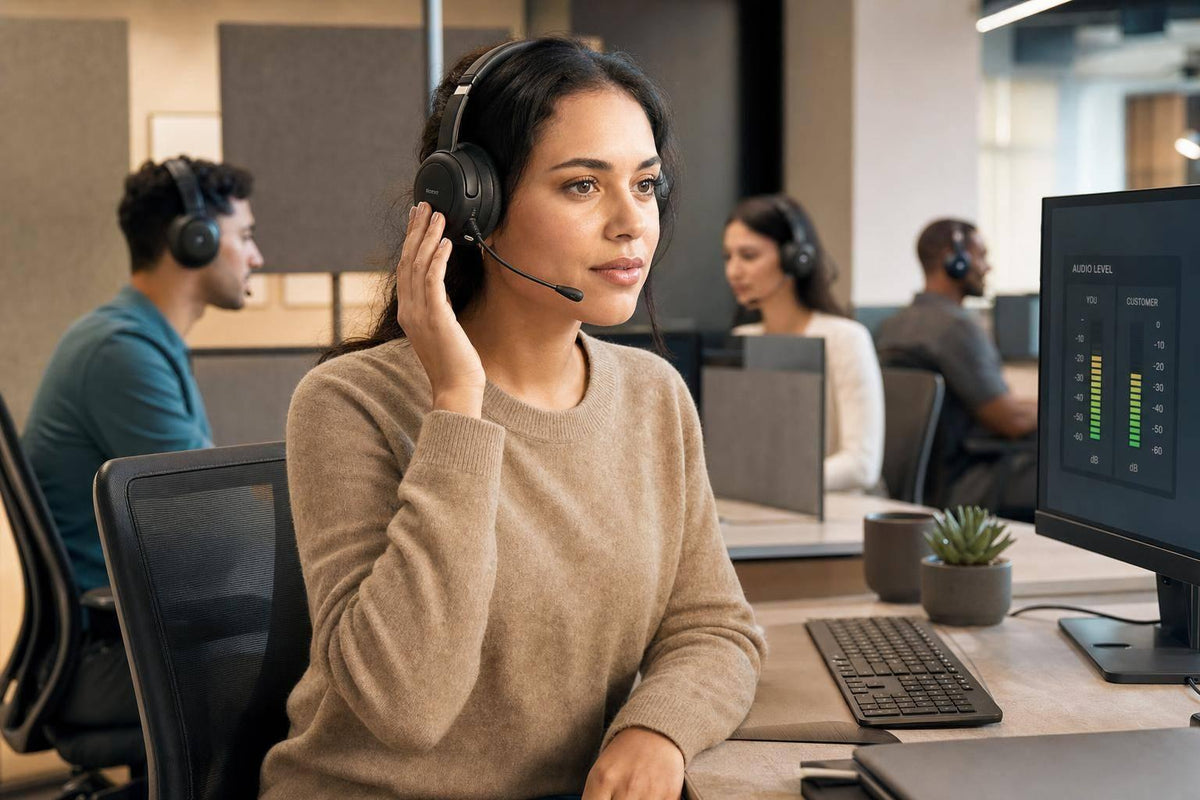 Noise-Cancelling Microphones for Call Centres: Guide 2026 - ACS Custom