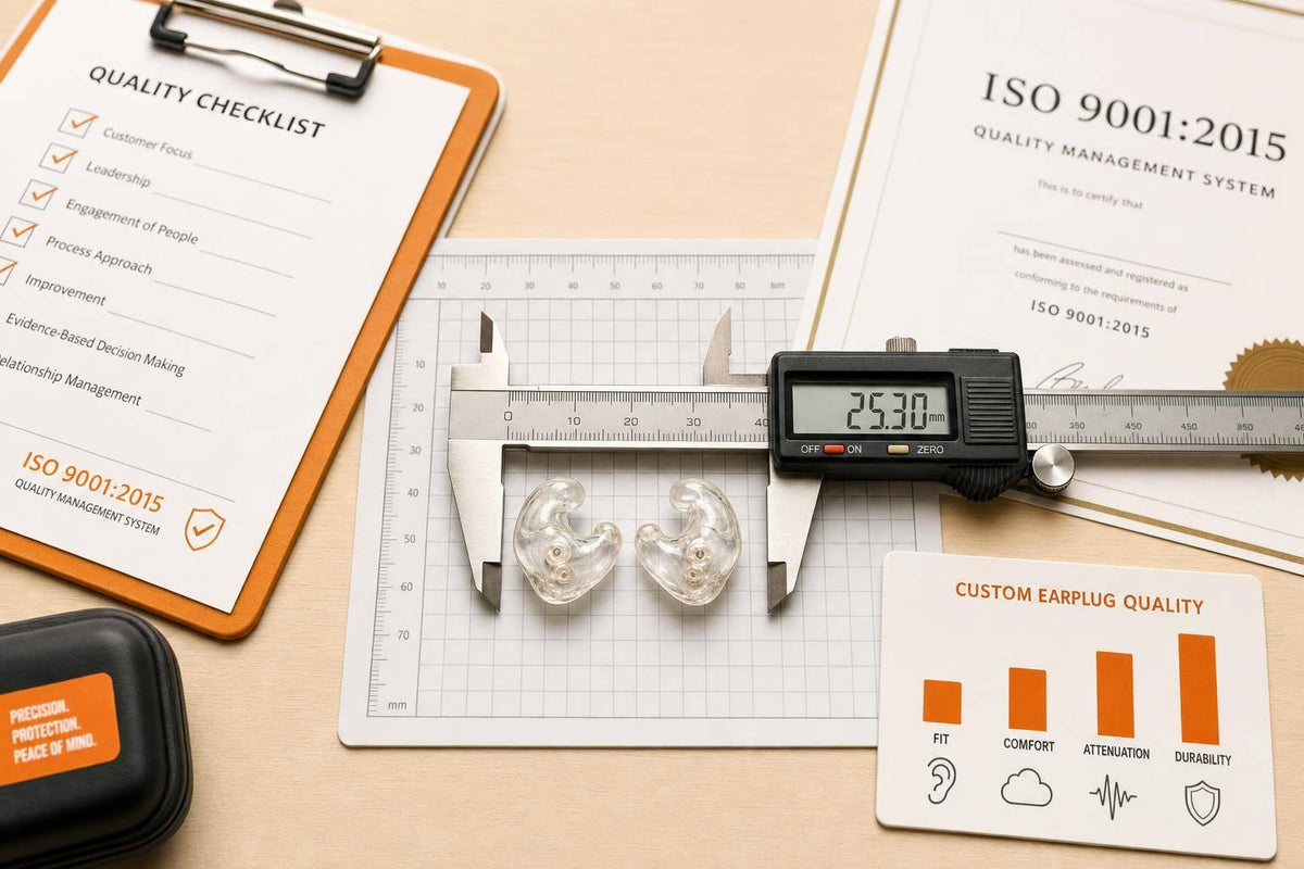 Custom Earplugs: Why ISO 9001:2015 Matters - ACS Custom