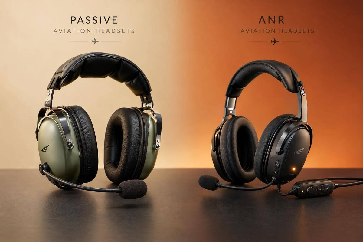Passive vs ANR Aviation Headsets - ACS Custom